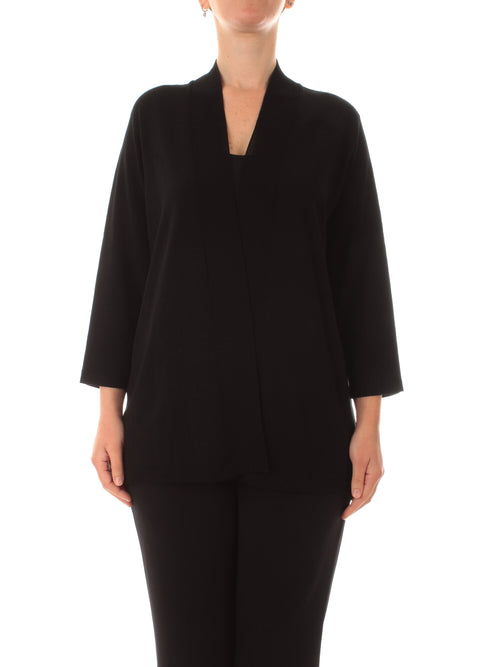 Persona By marina Rinaldi MENTA cardigan da donna nero