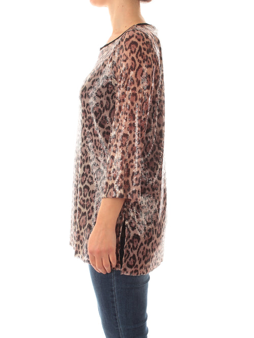 Maria Talia blusa animalier da donna