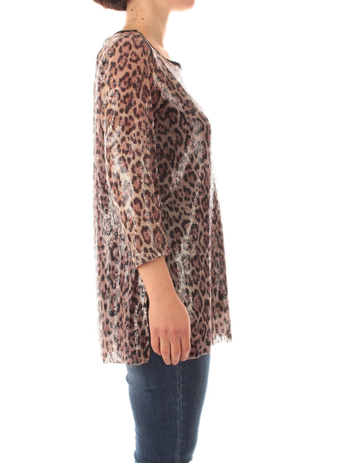 Maria Talia blusa animalier da donna