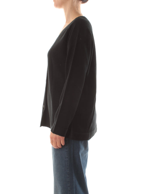 Persona By Marina Rinaldi TOKIO cardigan da donna nero