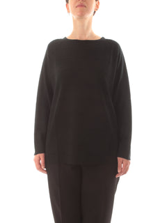 Persona By Marina rinaldi VADET maglia in misto lana da donna nero