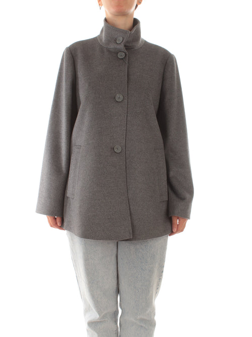 Persona By Marina Rinaldi scenico cappotto da donna grigio melange