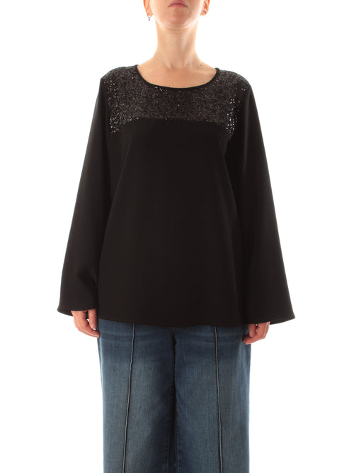 Persona by Marina Rinaldi ROSALIA blusa da donna nero