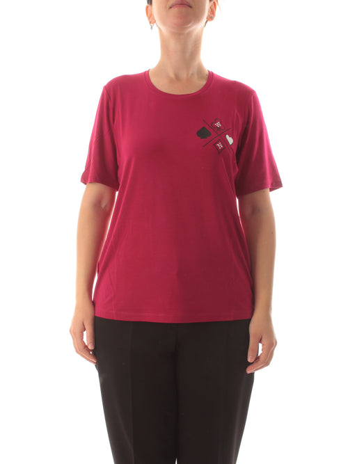 Persona By Marina Rinaldi chimera t-shirt da donna azalea