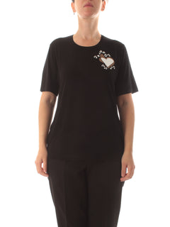 Persona By Marina Rinaldi chimera t-shirt da donna nero