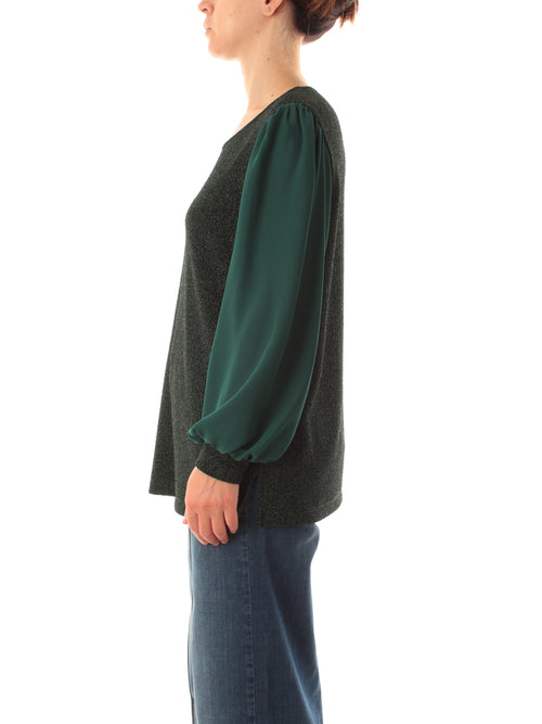 Persona by Marina rinaldi JENNI blusa da donna verde bosco