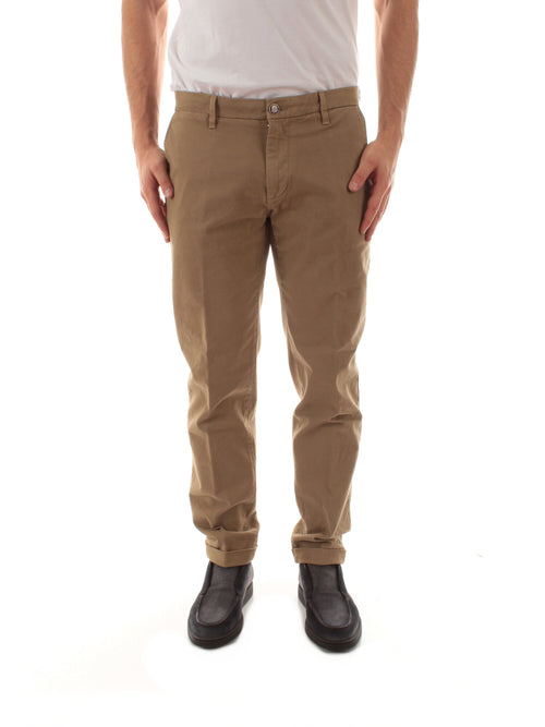 Re-Hash MUCHA pantalone chinos beige scuro da uomo