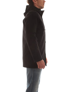 Rrd-roberto ricci designs DOWN UNDER FLOATING PARKA DA UOMO NERO