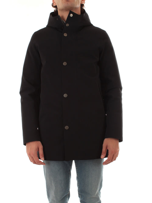 Rrd-roberto ricci designs DOWN UNDER FLOATING PARKA DA UOMO BLUE BLACK
