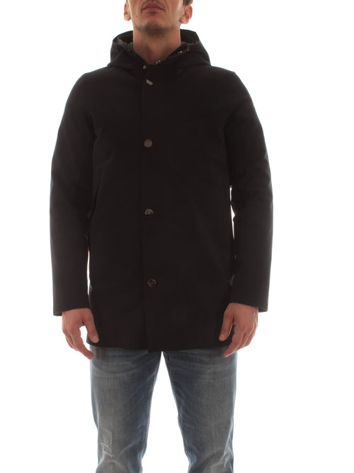 Rrd-roberto ricci designs DOWN UNDER FLOATING PARKA DA UOMO BLUE BLACK