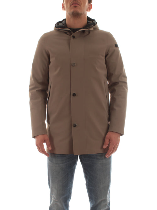 Rrd-roberto ricci designs DOWN UNDER FLOATING PARKA DA UOMO TORTORA