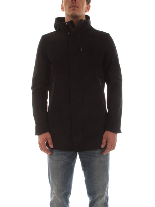 RRD-ROBERTO RICCI DESIGNS WINTER TRHERMO COAT da uomo nero