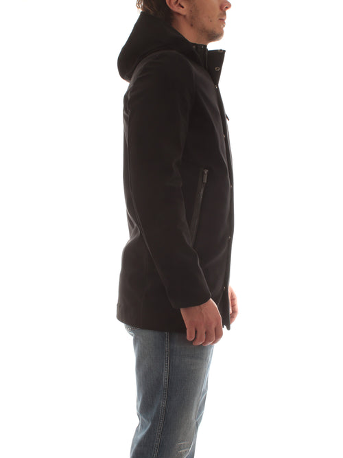 RRD-ROBERTO RICCI DESIGNS WINTER TRHERMO COAT da uomo nero