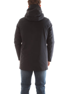 RRD - ROBERTO RICCI DESIGNS egg floating parka da uomo blue black