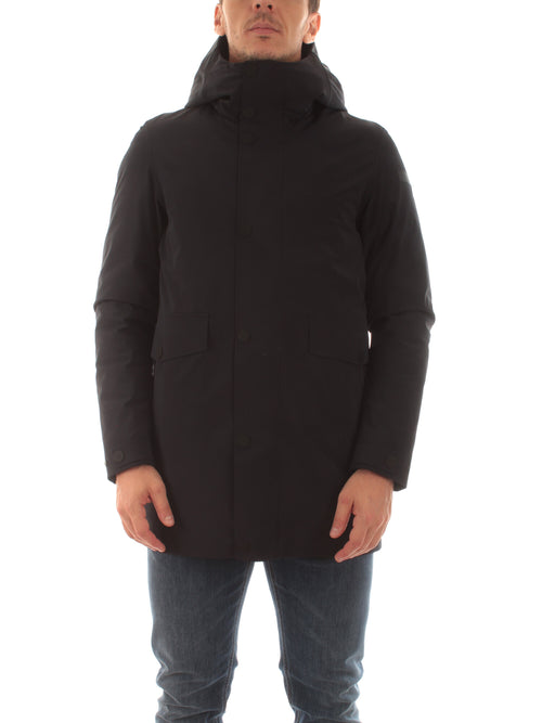 RRD - ROBERTO RICCI DESIGNS egg floating parka da uomo blue black