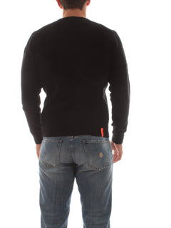 RRD-ROBERTO RICCI DESIGNS maglia BOUCLE' da uomo nero