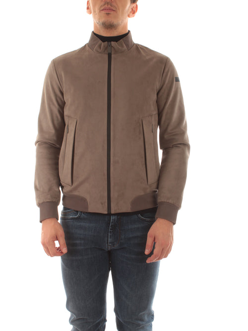 RRD - ROBERTO RICCI DESIGNS NABUCCO FULL ZIP SOFT JKT DA UOMO TORTORA