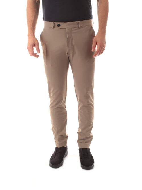 RRD-ROBERTRO RICCI DESIGNS WINTER CHINO PANT DA UOMO tortora