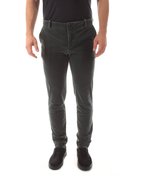 RRD-ROBERTRO RICCI DESIGNS TECHNO VELVET PANT DA UOMO piombo