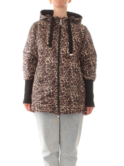 Corte Dei Gonzaga Gold parka reversibile da donna nero