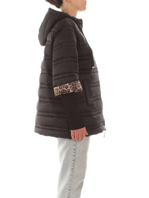 Corte Dei Gonzaga Gold parka reversibile da donna nero