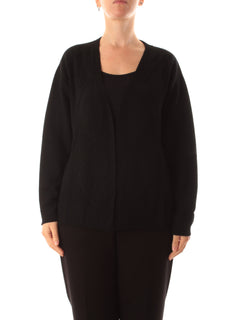 Corte dei gonzaga gold cardigan da donna nero