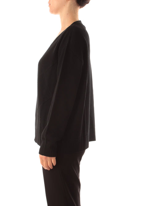 Corte dei gonzaga gold cardigan da donna nero