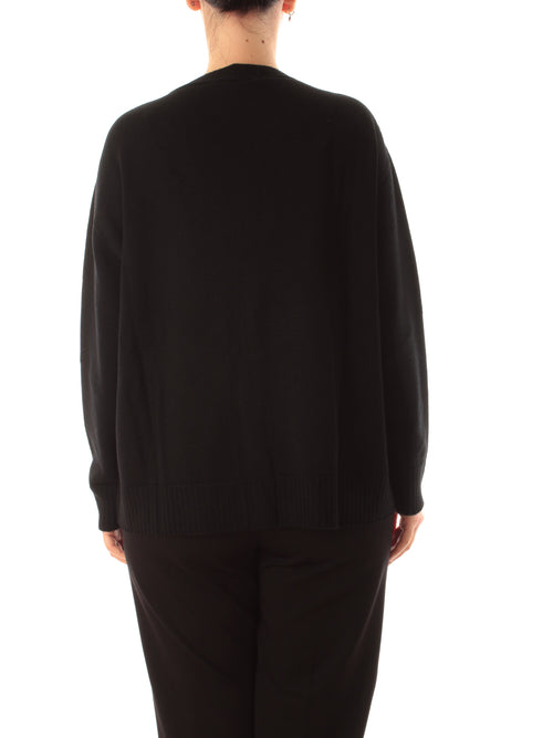 Corte dei gonzaga gold cardigan da donna nero