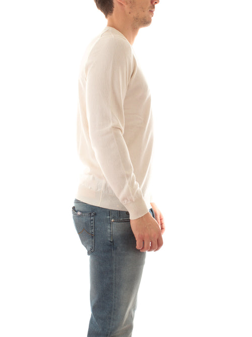 Fedeli maglia ARGENTINA SLIM in puro cashmere da uomo ice