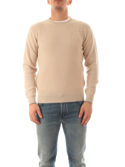 Fedeli maglia in cashmere da uomo gold/grey