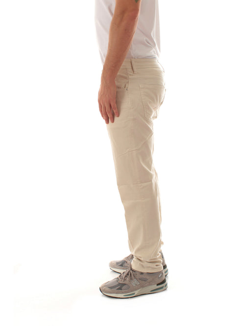 Jacob Cohen jeans scott cropped carrot slim da uomo gesso