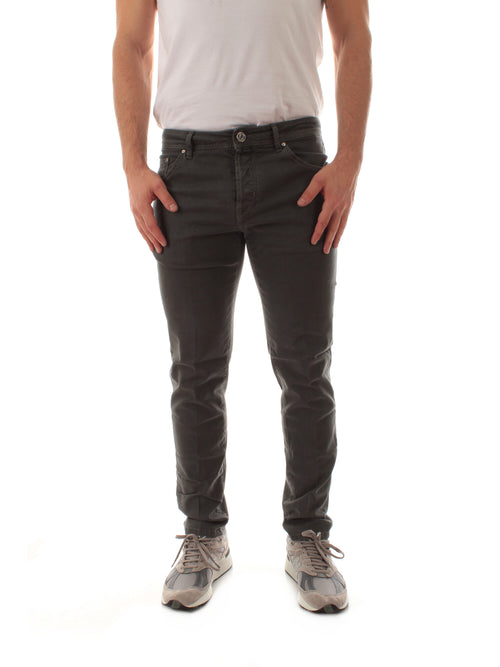 Jacob Cohen jeans scott cropped carrot slim da uomo grigio