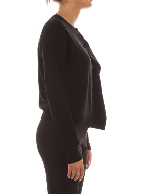 Twinset Actitude cardigan in misto lana da donna nero