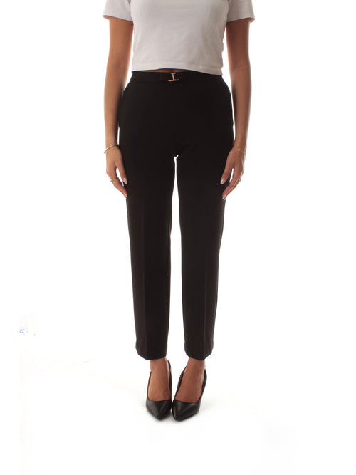 Twinset pantalone da donna nero