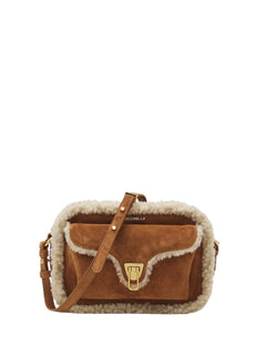 Coccinelle ECO SHEARLING borsa a tracolla da donna natural/cuir