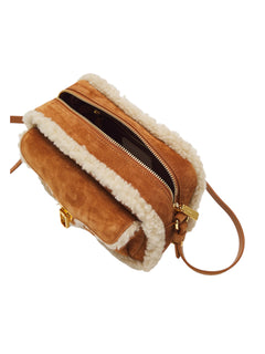 Coccinelle ECO SHEARLING borsa a tracolla da donna natural/cuir