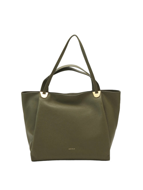 Coccinelle OLIVER borsa in pelle laurel green da donna