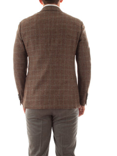 Lardini blazer monopetto da uomo marrone