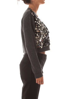 Jucca cardigan con paillettes da donna antracite