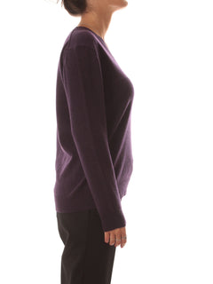 Jucca maglia in cashmere da donna uva