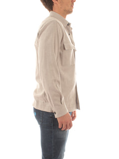 Xacus overshirt da uomo beige