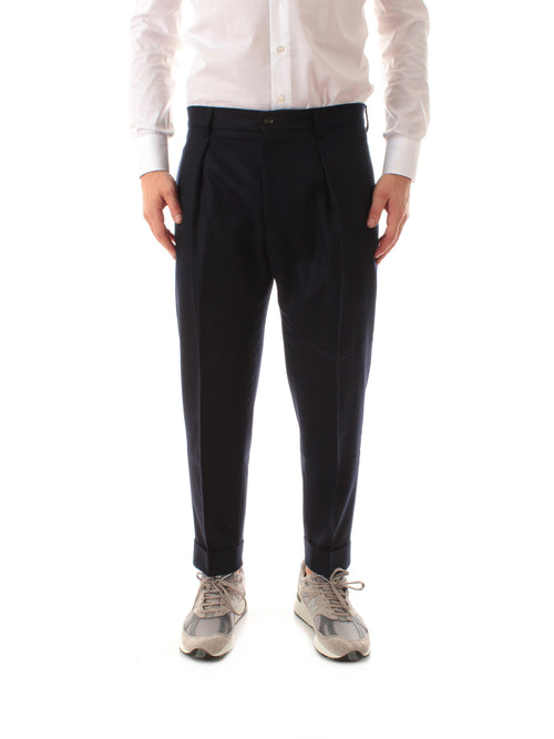 Berwich CHIAIA pantalone da uomo navy