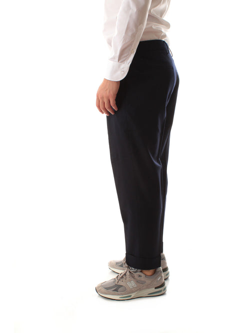 Berwich CHIAIA pantalone da uomo navy