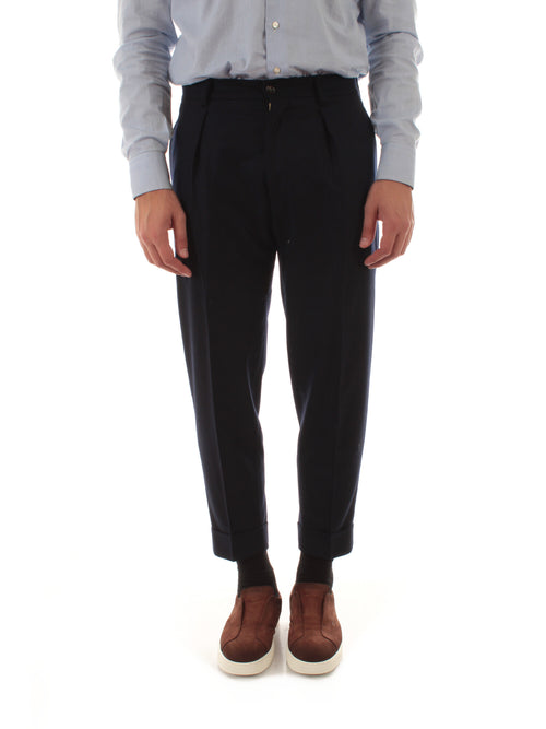 Berwich CHIAIA pantalone da uomo navy