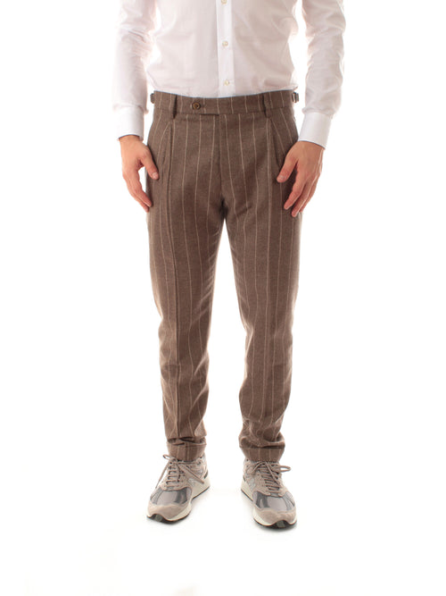 Berwich pantalone RETRO da uomo camel