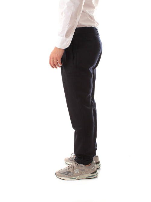 Berwich pantalone BARBER da uomo navy