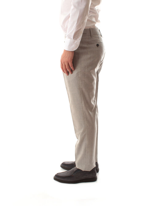 Berwich pantalone in misto cashmere da uomo grey