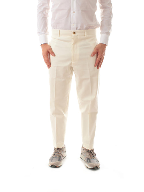 Berwich CHIAIA pantalone da uomo white