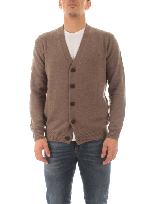 MC2 SAINT BARTH HERRISON CARDIGAN DA UOMO BLEND WS 13 NUT