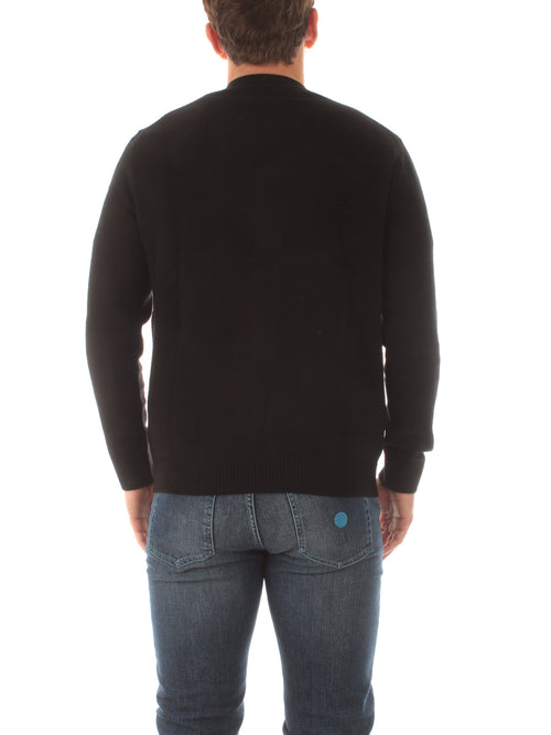 MC2 SAINT BARTH HERRISON CARDIGAN DA UOMO BLEND WS 00 BLACK